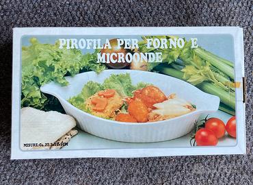 Pirofila in cermica per forno e microonde