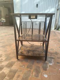 mobile per giradischi e dischi in vinile 