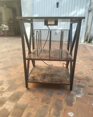 mobile per giradischi e dischi in vinile 