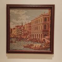 Quadro in tessuto veduta del Canal Grande Venezia