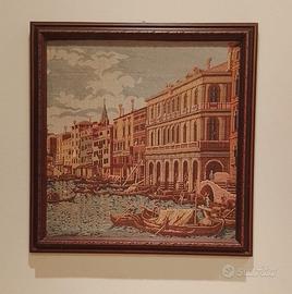 Quadro in tessuto veduta del Canal Grande Venezia
