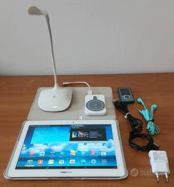 TABLET SAMSUNG DA 10 POLLICI,PIU ACCESSORI