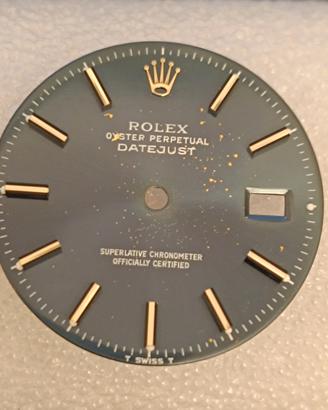 Quadrante Rolex DateJust 16234 blu VENDUTO