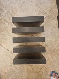 Set 5 mensole IKEA piccole