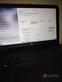 HP 255 G5 8GB RAM e 250GB SSD e Windows 10 pro
