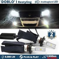 Kit LED H7 CANbus per Fiat Doblò 06-09 Luci 6500K