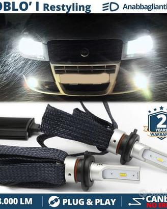 Kit LED H7 CANbus per Fiat Doblò 06-09 Luci 6500K