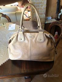 Borsa vera pelle beige firmata Tod’s