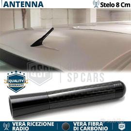 Antenna Corta 8 cm per FORD in FIBRA DI CARBONIO