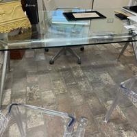 mobili ufficio cassaforte tavolo cristallo