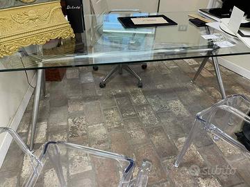 mobili ufficio cassaforte tavolo cristallo