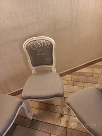 4 sedie shabby