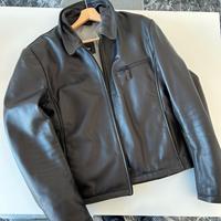 Giacca moto pelle primaverile Louis Detlev vintage