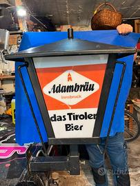 Lampada birra in ferro