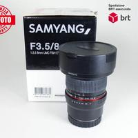 Samyang 8 F3.5 UMC Fish-eye CS II (Canon)