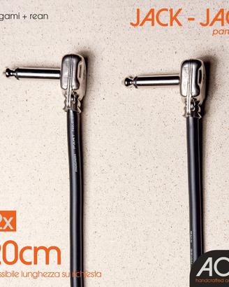 Coppia Cavi Patch Pedalboard 20cm Mogami