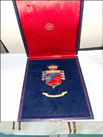 Crest araldico ARMA DEI CARABINIERI floccato metal