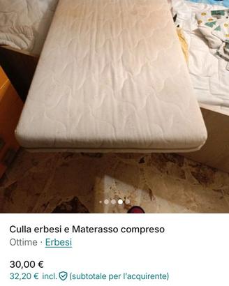 Culla e materasso
