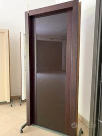 Porta battente in legno Rovere moro