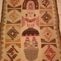 Tappeto peruviano originale in lana di lama