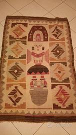 Tappeto peruviano originale in lana di lama