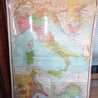 Carta geografica unita' d'italia