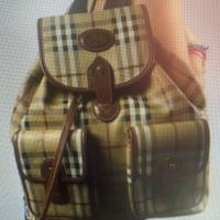 Zaino grande Burberry originale vintage