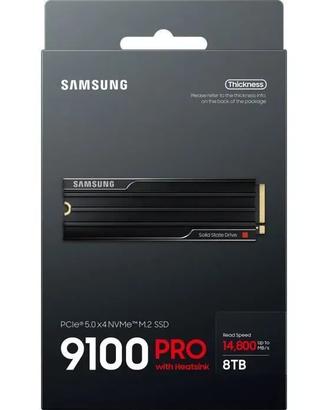 SSD 8T SAMSUNG 9100 PRO DISSIPATO 14800 mb\s