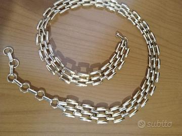 cintura a gioiello dorata elegante 