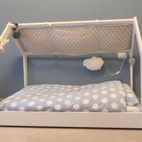 Letto casetta in legno