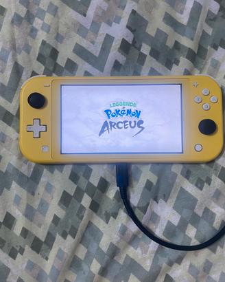 nintendo switch lite gialla