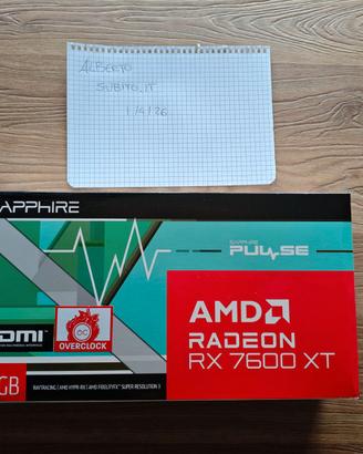 Sapphire Pulse RX 7600XT 16GB OC