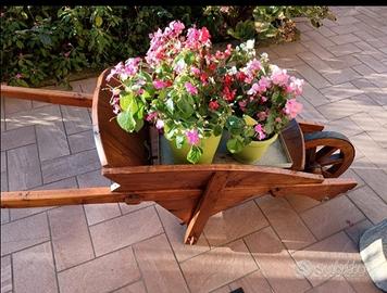 Carriola in Legno di Castagno