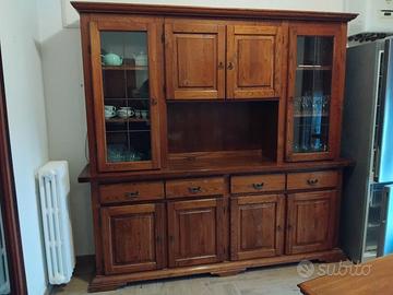 Credenza in legno massello per cucina o rustico