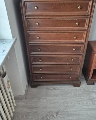cassettiera a sei cassetti