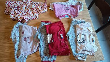 Pigiami autunno-inverno bambina 18 mesi
