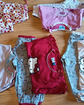 Pigiami autunno-inverno bambina 18 mesi