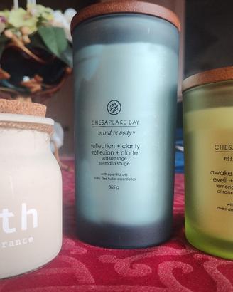 Set 3 candele profumate Chesapeake Bay + Earth