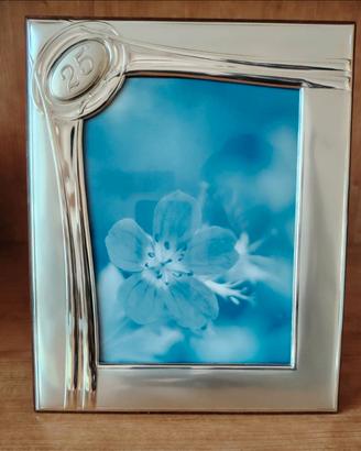 Cornice  silver  25° anniversario