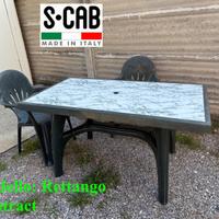 Tavolo da giardino con sedie Scab NUOVI