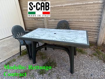 Tavolo da giardino con sedie Scab NUOVI