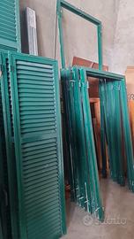 Persiane in alluminio con telaio