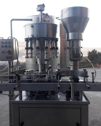 Riempitrice 12 rubinetti automatica