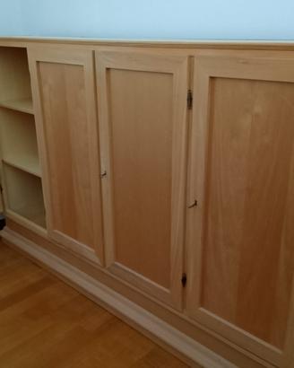 Mobile legno naturale non trattato