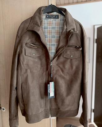 Giubbotto Uomo Alta Moda  - Vera Pelle Scamosciata