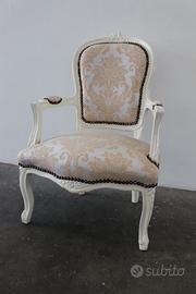 Poltrona Classica Shabby Chic in Legno