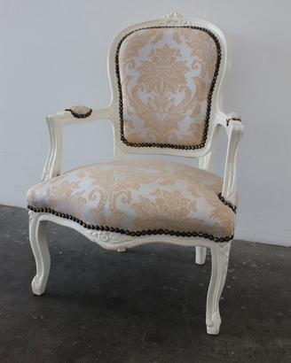 Poltrona Classica Shabby Chic in Legno