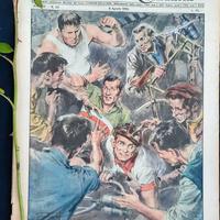 La Domenica del Corriere 6 agosto 1950 Bartali