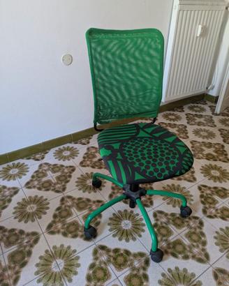 sedia ufficio IKEA verde