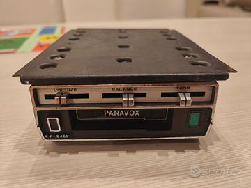 autoradio panavox a cassetta per auto d'epoca 